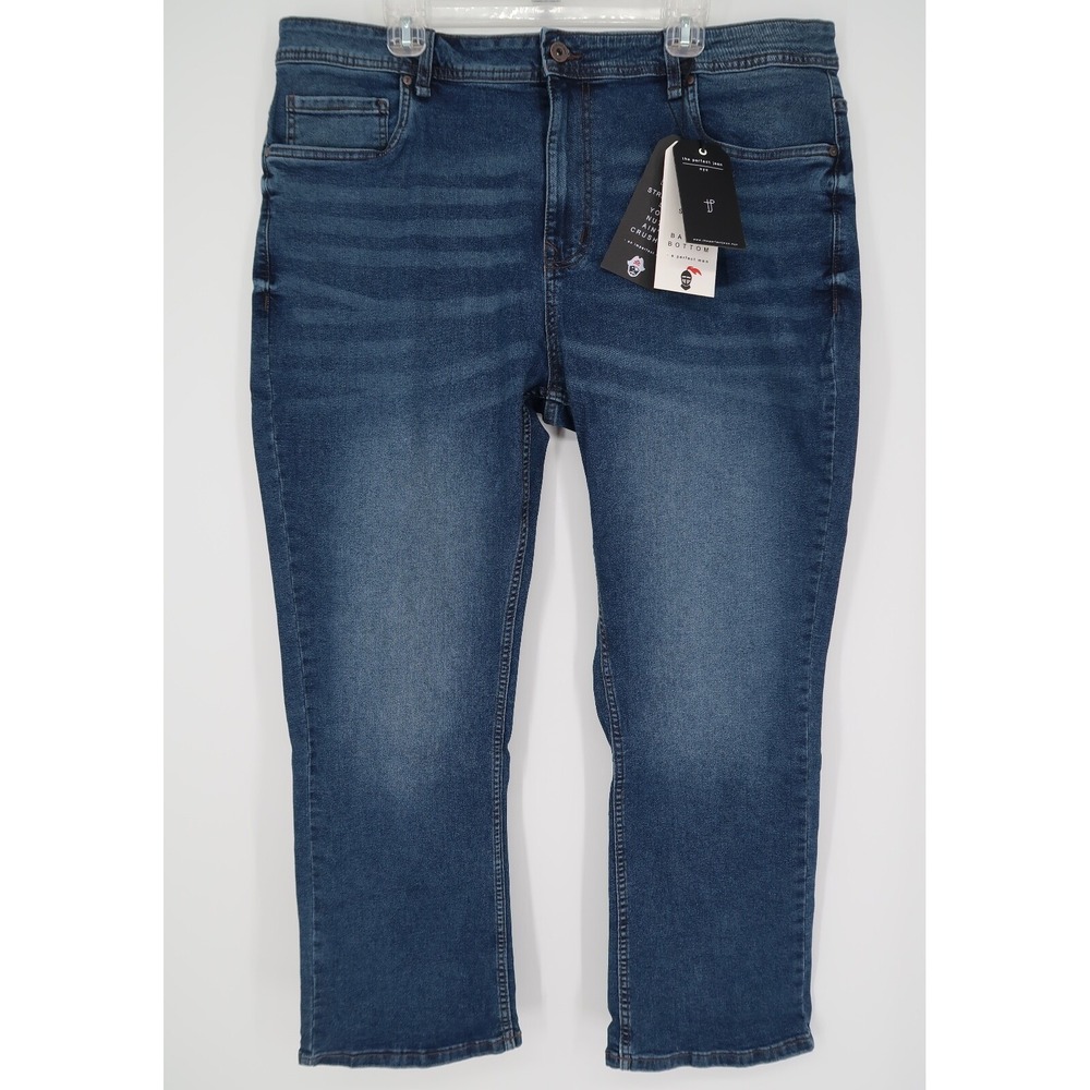 The Perfect Jean NYC Bootcut Jeans Men's Size 40x30 Admiral Blue Denim‎ New